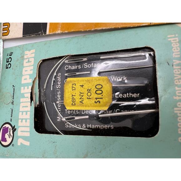 Vintage Sewing Needles and Notions Lot in Original packaging - Picture 5 of 8
